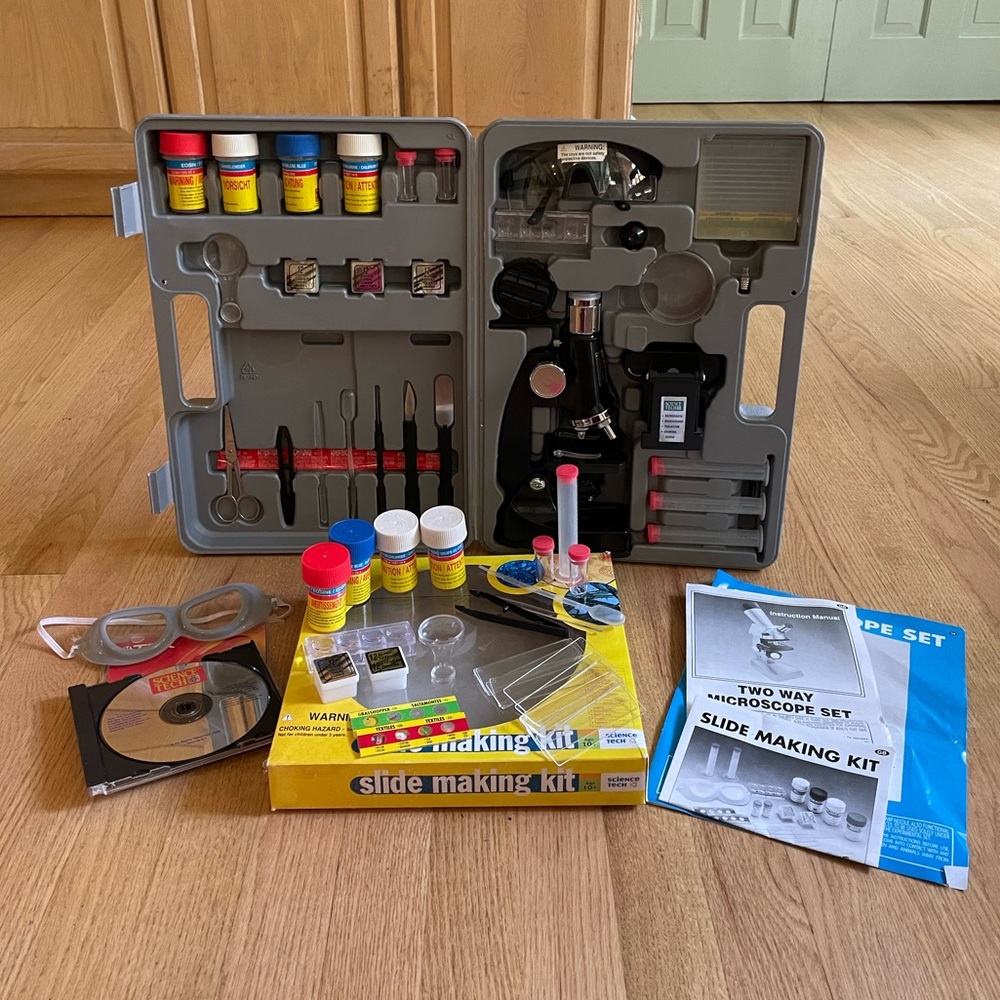 Microscope and Slide Building Set